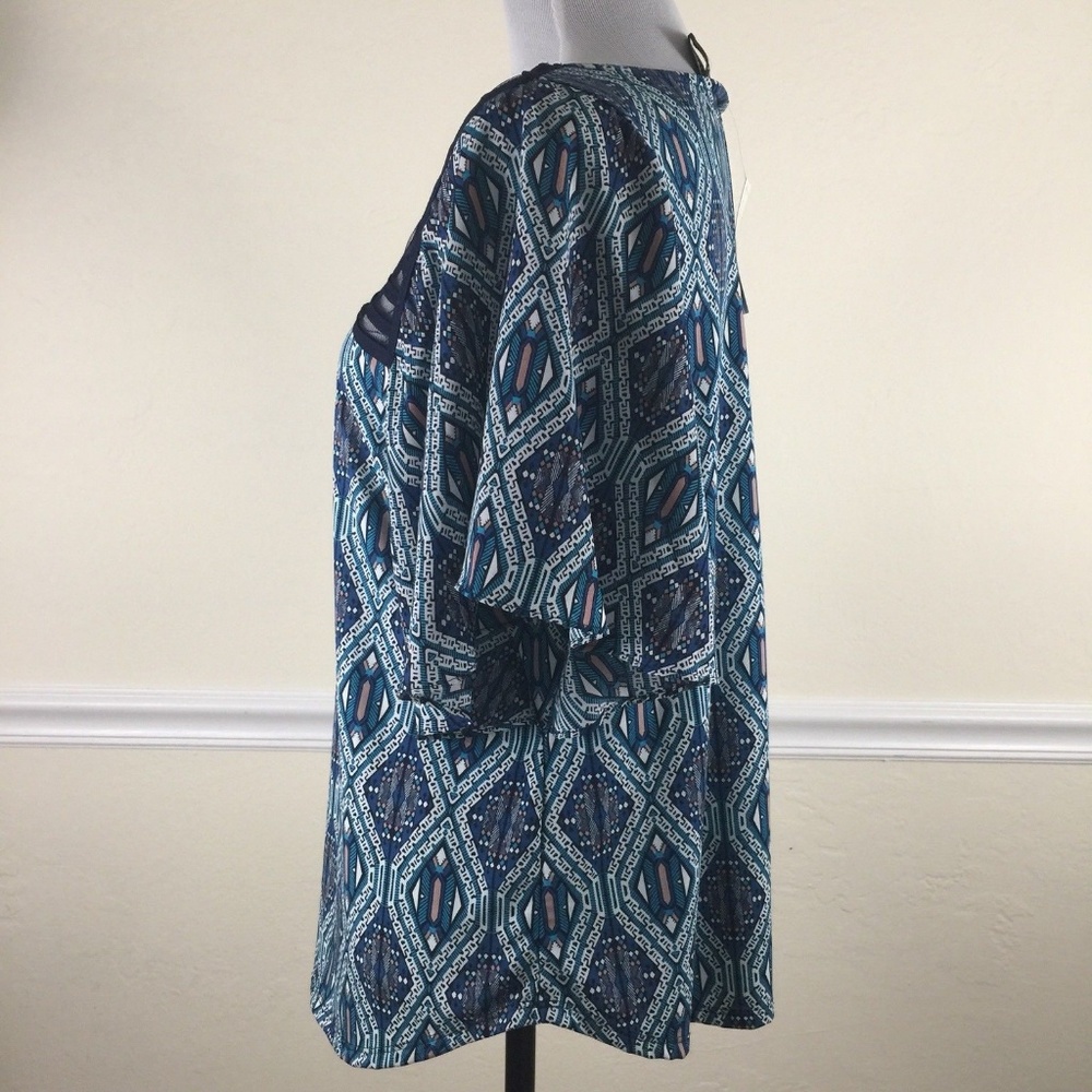 Notations Ruffled Butterfly Sleeve Top - Picture 6 of 8